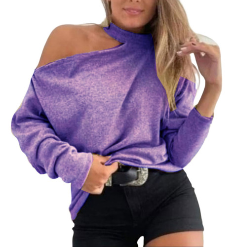 Sweaters Lanilla Chocker Mujer