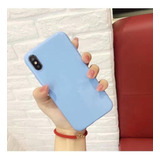 Funda Para iPhone Goma Ligera Pastel Mujer Case Dulce Mate