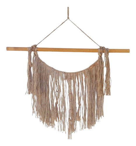 Tapiz Boho Macrame En Yute. 68 Cm