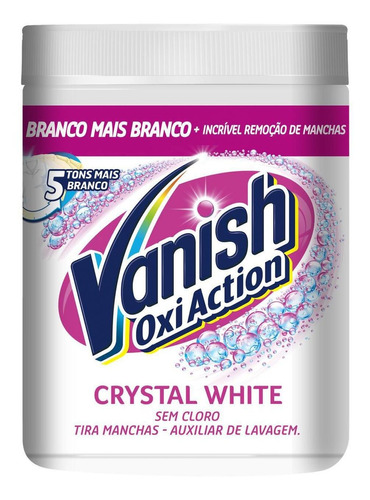 Tira Manchas Vanish Oxi Action Cristal Whyte 450 Gramas