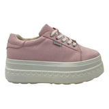 Zapatilla Rosa Plataforma Mujer Z30-2039