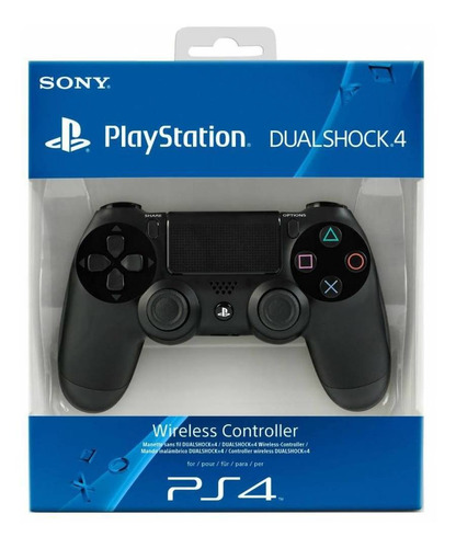 Controle Sem Fio Sony Dualshock 4 Preto Ps4 Original Sony