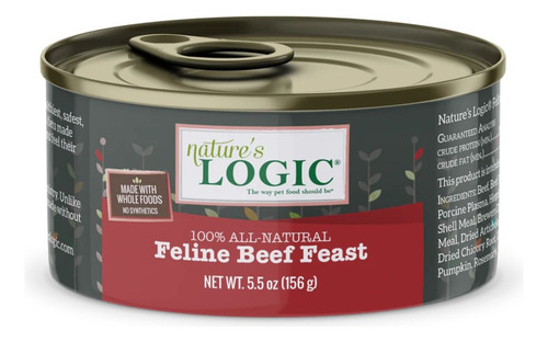 Nature´s Logic Feline Canned Beef Feast (156g)