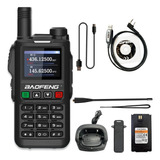 Ham Radio Comunicador Gps 10w Am/fm Uhf/vhf Lcd Usbc Policía