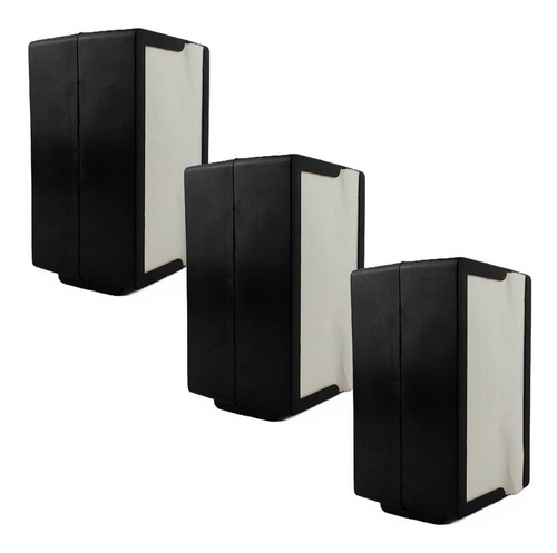 Kit 3 Suporte Porta Guardanapo Duplo Papel Tv Mesa Balcão