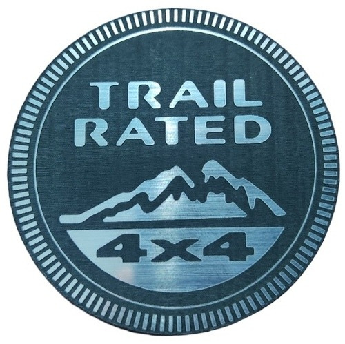 Emblema Trail Rated 4x4 Jeep Grand Cherokee 4g Guardafango Foto 3