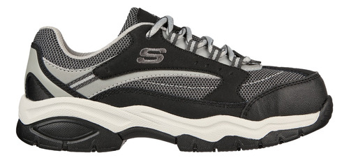 Zapato De Seguridad Skechers Biscoe Gris Zapatilla Mujer