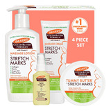 Kit Anti Estrías Para Embarazo Palmer's Crema Aceite Set X 4