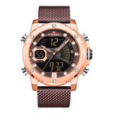 Reloj Naviforce Original Nf9172 Acero Inoxidable + Estuche