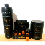 Combo Kit Argan Bekim 1 Mascara 1 Shampoo 1 Ampolla   