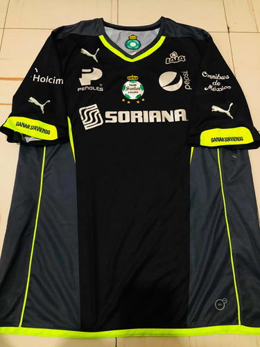 Jersey Santos Laguna Puma Visita Talla Xl 24 Hermoso Peralta