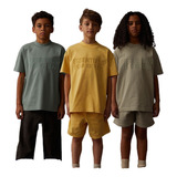 Essentials Fog Fear Of God Ropa Niños Mangas Cortas Verano