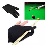 3 Guantes Para Billar Negro Ajustable De Polyester Mayoreo