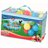 Piscina Con 75 Pelotas Incluye Maleta Play Pool Ball Mickey