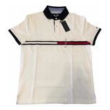 Tommy Hilfiger Chomba Blanca Talle M