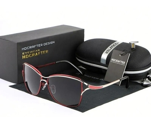 Lentes De Dama Polarizados Hdcrafter Hd0215 + Kit Completo