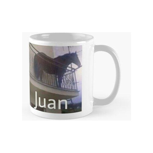 Taza Juan Caballo En El Balcón Calidad Premium