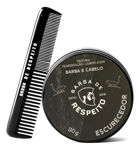 Escurecedor Para Barba E Cabelo Barba De Respeito 110g