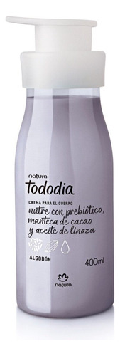 Cremas Tododia. Variedades De 400ml Natu - mL a $89