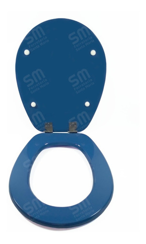 Asiento Inodoro Laqueado Compatible C/ Pilar Azul Fza Aerea