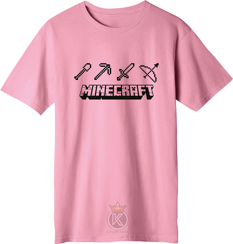 Polera Minecraft - Videojuego - Estampaking