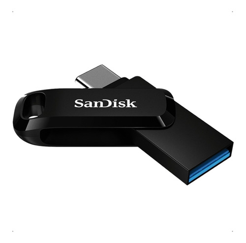 Pendrive Sandisk Ultra Dual Drive Go 64gb 3.1 Gen 1 Preto