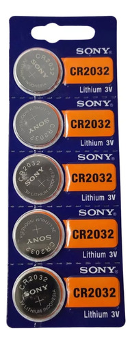 Baterías Pilas Blíster Pack X5 Alcalina Tipo Botón Cr2032 3v