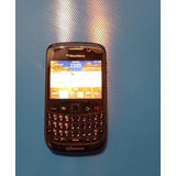Blackberry 9300 Negro Con Bordes Azules 