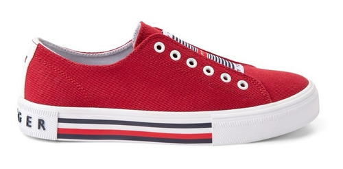 Tenis Tommy Hilfiger Mod. 151528 Hopz 2 Rojo Mujer / J