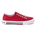 Tenis Tommy Hilfiger Mod. 151528 Hopz 2 Rojo Mujer / J