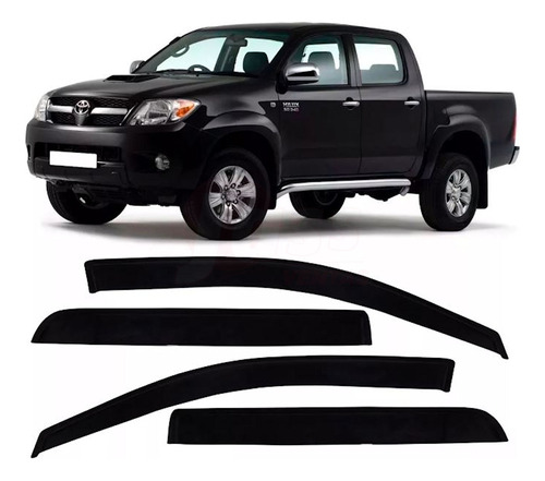 Deflector Ventanilla Toyota Hilux 2005 2015 Oriyinall Coliza X4