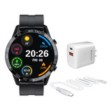 Reloj Inteligente Esenses  Sw-10 Negro + Cargador Usb-c