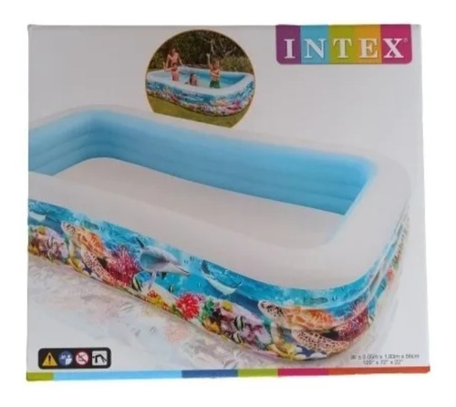 Piscina Rectangular Intex 305*183*56 Cm + Inflador