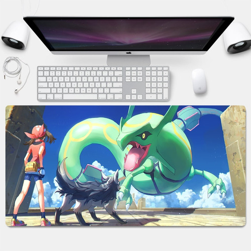 Pokemon Pikachu Anime Gamer Grande Tapete Mousepad  80*40 Cm