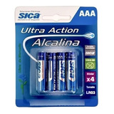 Pila Aaa- Pack X 16 Unidades Sica- Alcalina-