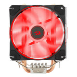 Cooler Processador Redragon Tyr Preto Led Vermelho Cc-9104r