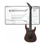 Plano Para Luthier Jackson Dk7(archivo A Escala Real)