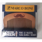 Pente De De Madeira Barba E Bigode Barbeiro Barbeiria