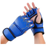 Guantes De Boxeo Con Entrenamiento De Medio Dedo Kickboxing