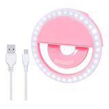 Mini Aro De Luz Led Selfie Portatil