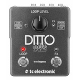 Pedal De Efecto Tc Electronic Ditto X2 Looper  Negro