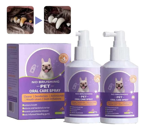 Eliminador De Sarro Dental Canino Pow - mL a $30762