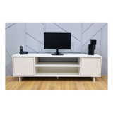 Mesa Tv  Escandinava  Nordica Madera Rack Led Lcd