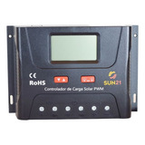 Controlador De Carga Solar De 60a 12v/24v Pwm Sun21 