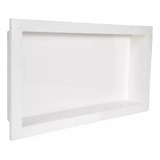 Nicho Parede Embutir Banheiro Cozinha 30x60cm Branco