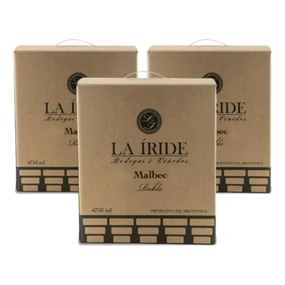 Vino La Iride Bag In Box X 4750ml X3 Unidades | Envío gratis