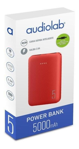 Power Bank Bateria Cargador Rapido Externo 5000mah Audiolab