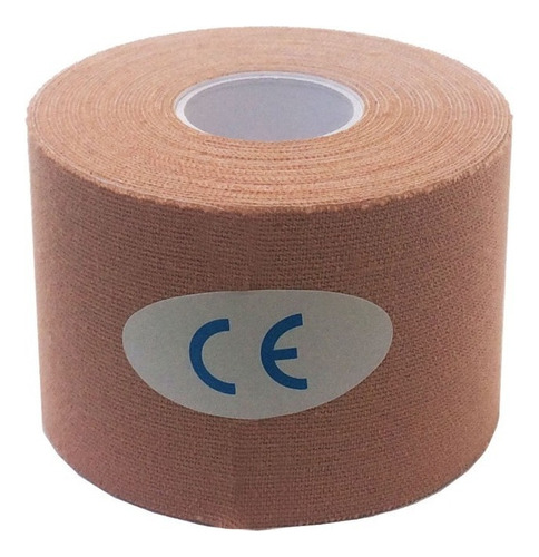 Cinta Kinesiologica, Kinesiology Tape, Certificada Color Beige