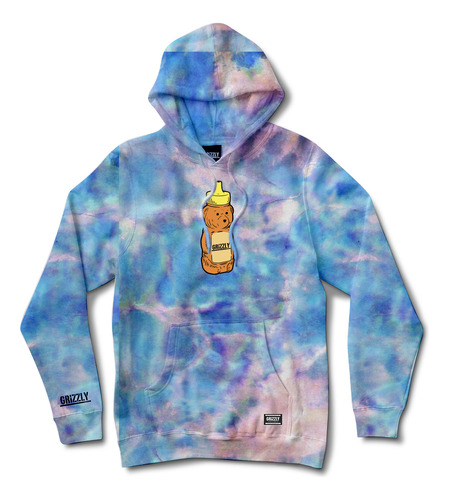 Poleron Grizzly Maple Syrup Hoodie - Tie Dye