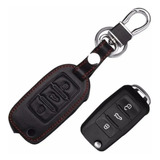 Funda De Llave En Piel Vw Seat Llavero Protector Jetta Vento